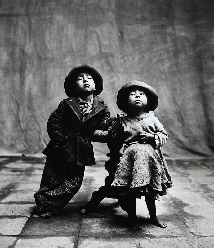 Irving Penn, ‘Cuzco Children, Peru, December’, 1948, Photography, Gelatin silver print, Phillips