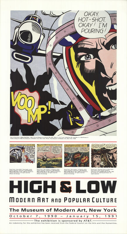 Roy Lichtenstein, ‘High & Low: Modern Art and Popular Culture’, 1990, Ephemera or Merchandise, Offset Lithograph, ArtWise
