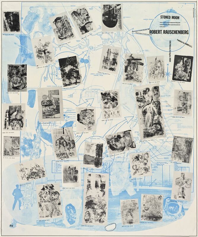 Robert Rauschenberg, ‘Stoned Moon Poster’, 1969, Posters, Offset lithograph, San Francisco Museum of Modern Art (SFMOMA) 