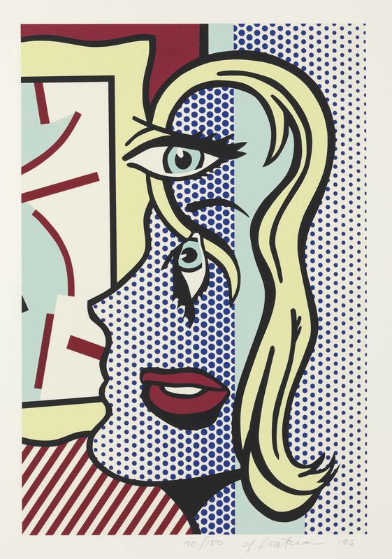 Roy Lichtenstein, ‘Art Critic’, 1996, Print, Screenprint in colors, on Somerset Textured paper, Upsilon Gallery
