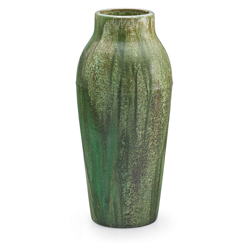 Fulper Pottery, ‘Tall Vase, Flemington, NJ’, 1910s-20s, Design/Decorative Art, Tall Vase, Leopard Skin Crystalline Glaze, Rago/Wright/LAMA