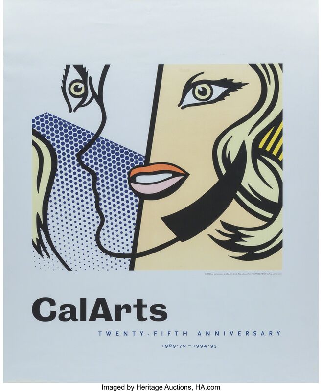 Roy Lichtenstein, ‘CalArts Twenty-Firth Anniversary 1969-70’, 1995, Print, Offset print in colors, Heritage Auctions