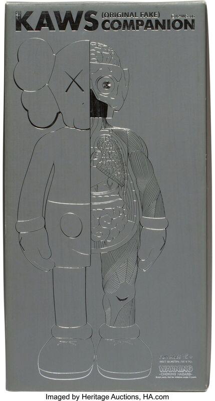 KAWS, ‘Dissected Companion (Grey)’, 2006, Sculpture, Painted cast vinyl, Heritage Auctions