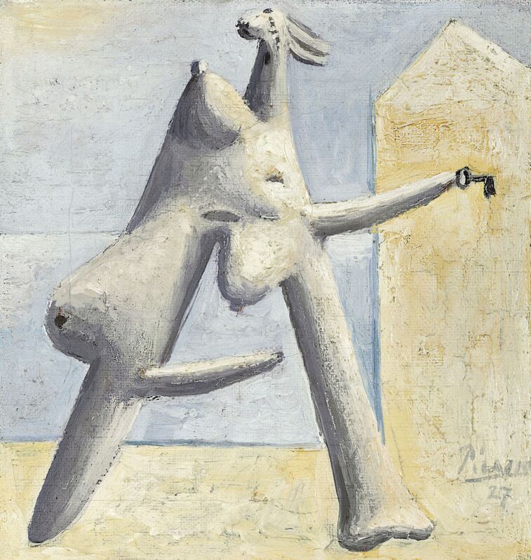 Pablo Picasso, ‘Composition (Figure féminine sur un plage)’, 1927, Painting, Oil on canvas, Guggenheim Museum Bilbao