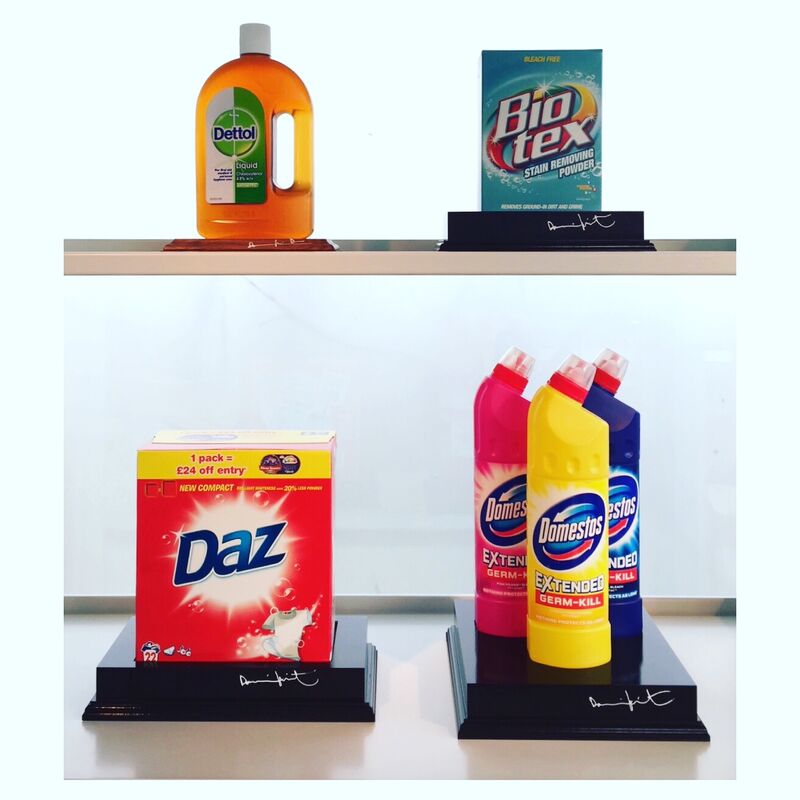 Damien Hirst, ‘Daz’, 2014, Sculpture, Laundry detergent with box, wooden plinth, Artificial Gallery