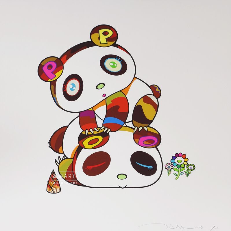 Takashi Murakami, ‘Panda Cubs, Hoyoyo, Zzzzz’, 2020, Print, Silkscreen, Takaoka Art