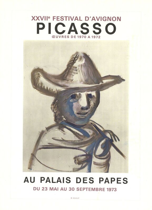 Pablo Picasso, ‘XXVII Festival D'Avignon’, 1973, Ephemera or Merchandise, Stone Lithograph, ArtWise