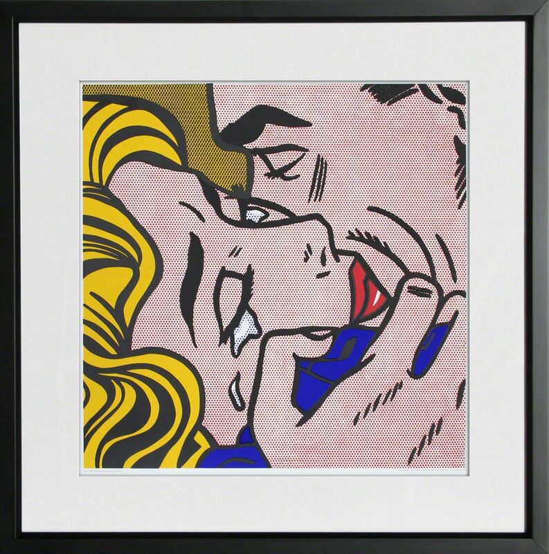 Roy Lichtenstein, ‘Kiss V’, 1980, Print, Silkscreen, RoGallery