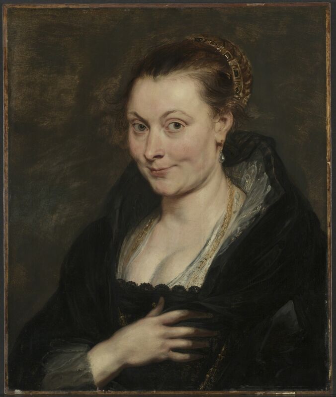 Peter Paul Rubens, ‘Portrait of Isabella Brant’, c. 1620-1625, Painting, Oil on wood, Cleveland Museum of Art