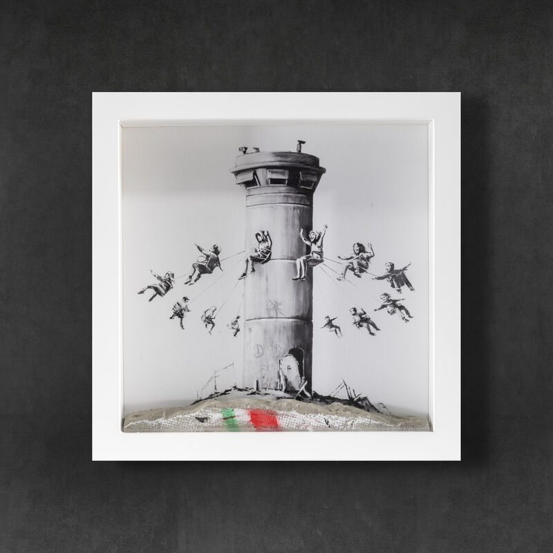 Banksy, ‘Walled Off Hotel Box Set’, Ephemera or Merchandise, Mixed media, lithograph in colours on paper with a chunk of concrete, Tate Ward Auctions