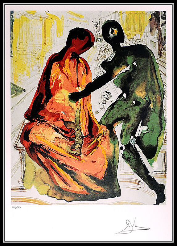 Salvador Dalí, ‘Anthony and Cleopatra’, 1979, Print, Color Lithograph, Original Art Broker
