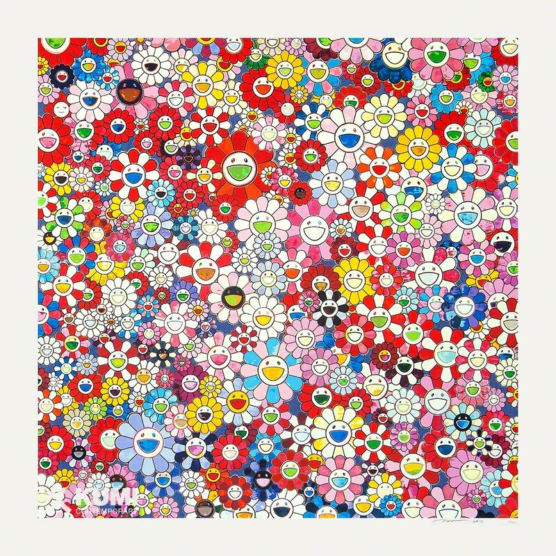 Takashi Murakami, ‘Shangri-la Shangri-la Shangri-la Pink Silkscreen’, 2017, Print, Silkscreen, Kumi Contemporary / Verso Contemporary