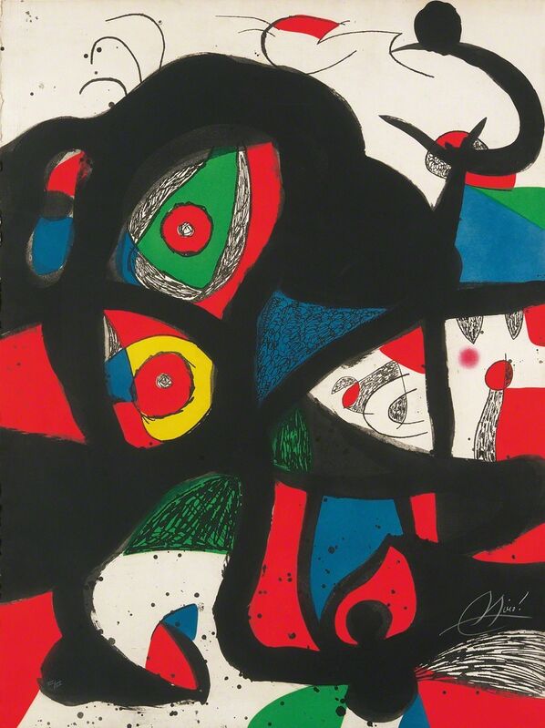 Joan Miró, ‘Gargantua’, 1977, Print, Aquatints and etchings in colors, Galerie Boisseree