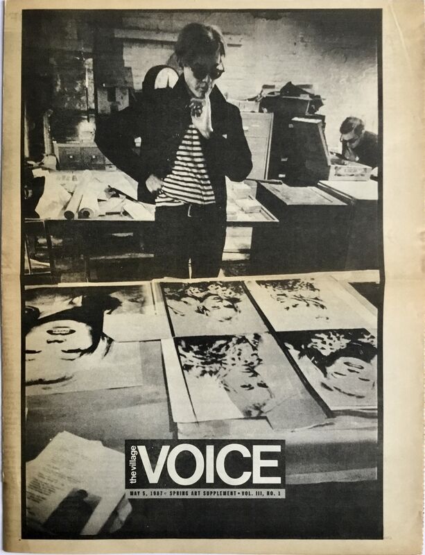 Andy Warhol, ‘Andy Warhol The Village Voice 1987’, 1987, Ephemera or Merchandise, Newspaper, Lot 180 Gallery