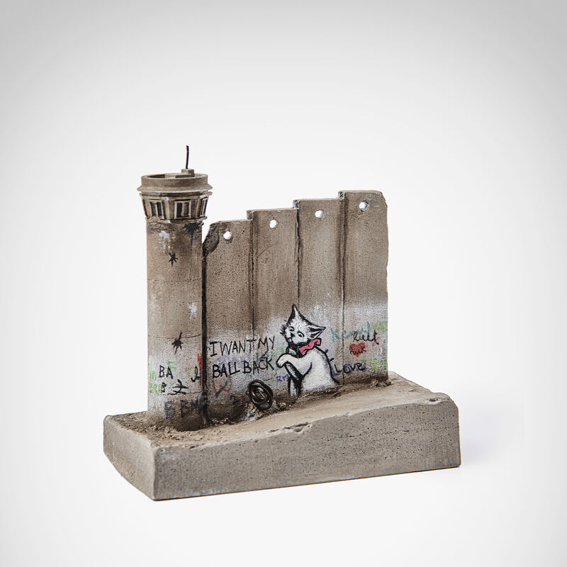 Banksy, ‘Walled Off Hotel - (I Want My Ball Back)’, Sculpture, Five-part Souvenir Wall Section with Watch Tower, hand-painted resin sculpture, Tate Ward Auctions