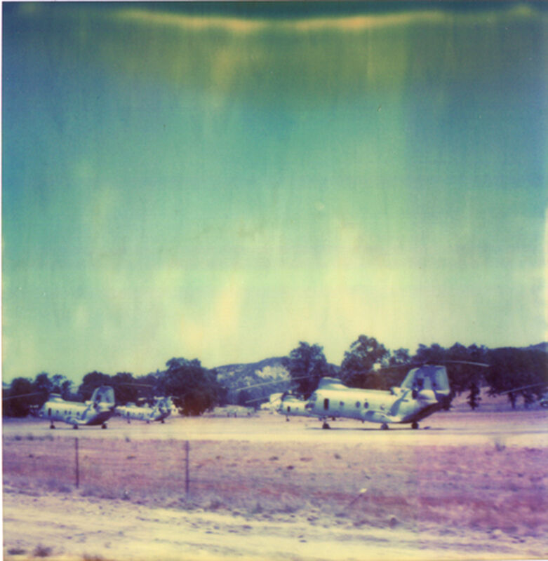 Stefanie Schneider, ‘Helicopter (The Last Picture Show), analog’, 2005, Photography, Analog C-Print based on a Polaroid, hand-printed and enlarged by the artist on Fuji Crystal Archive Paper. Not mounted., Instantdreams