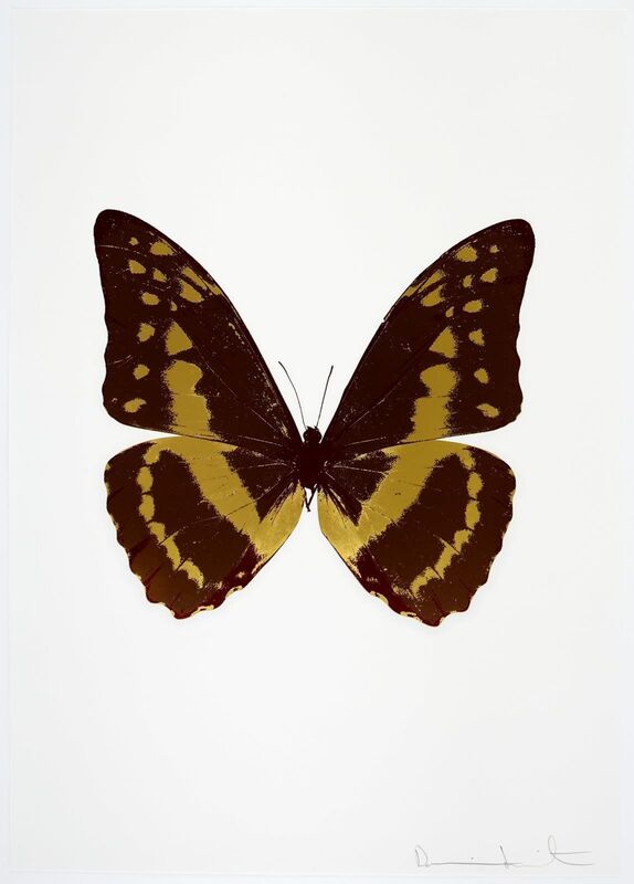Damien Hirst, ‘The Souls III - Chocolate/Oriental Gold/Burgundy’, 2010, Print, Colour foil block print on 300gsm Arches paper, Tate Ward Auctions