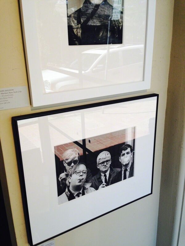 Dennis Hopper, ‘Andy Warhol, Henry Geldzahler, David Hockney and David Goodman’, 1963, Photography, Silver Gelatin Print, Weston Gallery