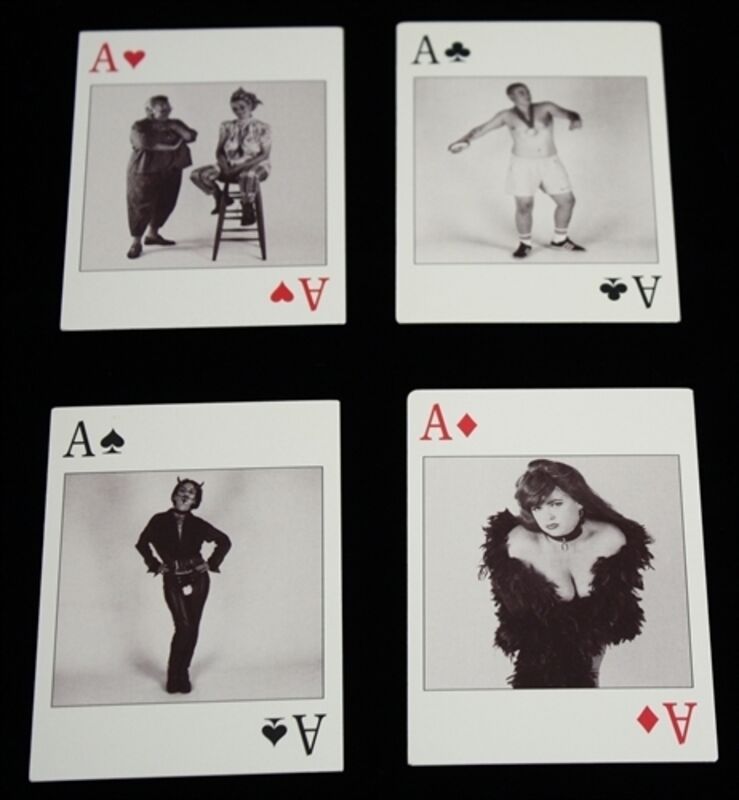 Catherine Opie, ‘Dyke Deck’, ca. 1995, Ephemera or Merchandise, Screenprinted photographs on a deck of playing cards in box, Alpha 137 Gallery