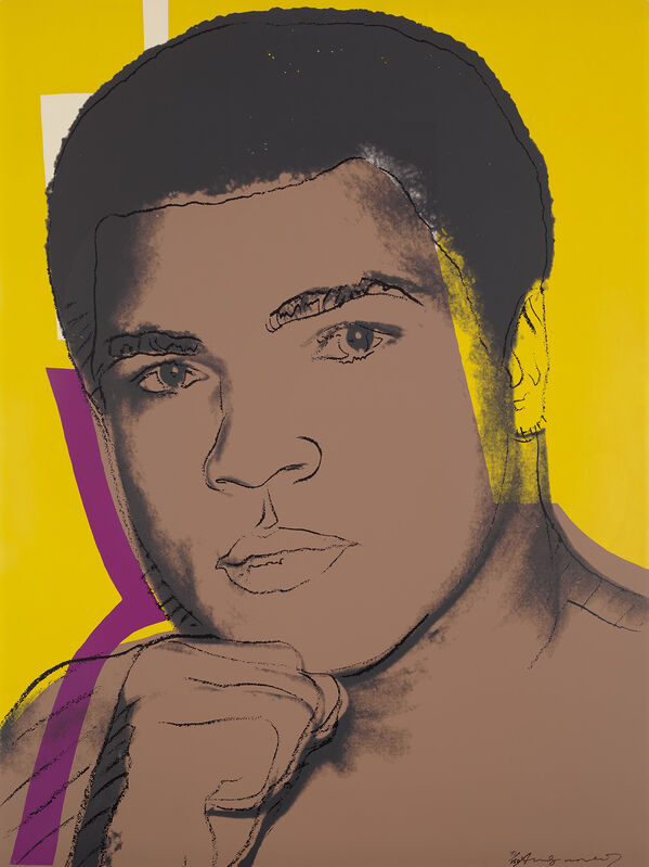 Andy Warhol, ‘Muhammad Ali’, 1978, Print, Screenprint in colours, on Strathmore Bristol paper, the full sheet., Phillips