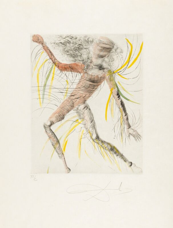 Salvador Dalí, ‘Hippies (M & L 377-387b; Field 69-13)’, 1969-1970, Print, The complete set of 11 etchings with drypoint and hand-colouring, Forum Auctions
