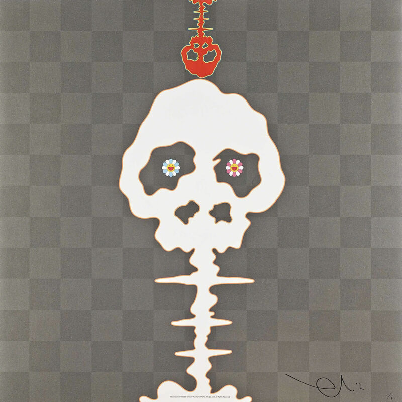 Takashi Murakami, ‘Time Bokan (Silver)’, 2011, Print, Offset print, Pinto Gallery
