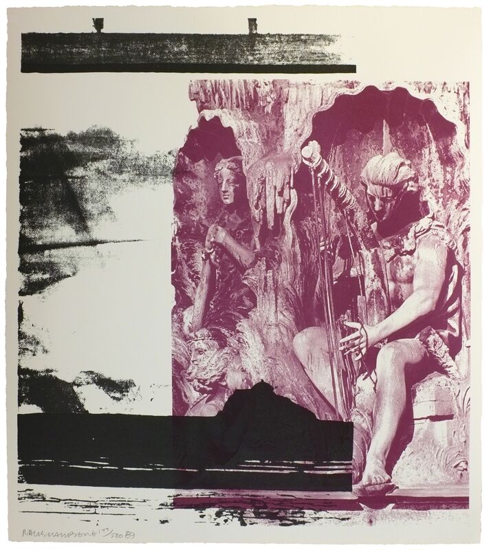 Robert Rauschenberg, ‘Dallas Cares’, 1998, Print, Lithograph in color on wove paper, amfAR Benefit Auction