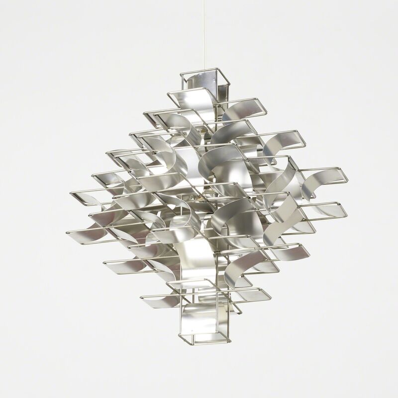 Max Sauze, ‘chandelier’, c. 1970, Design/Decorative Art, Aluminum, zinc-plated steel, Rago/Wright/LAMA