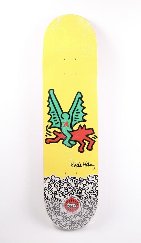Keith Haring, ‘Keith Haring Dragon Skateboard Deck ’, 2012, Ephemera or Merchandise, Silkscreen on maple wood skate deck, Lot 180 Gallery