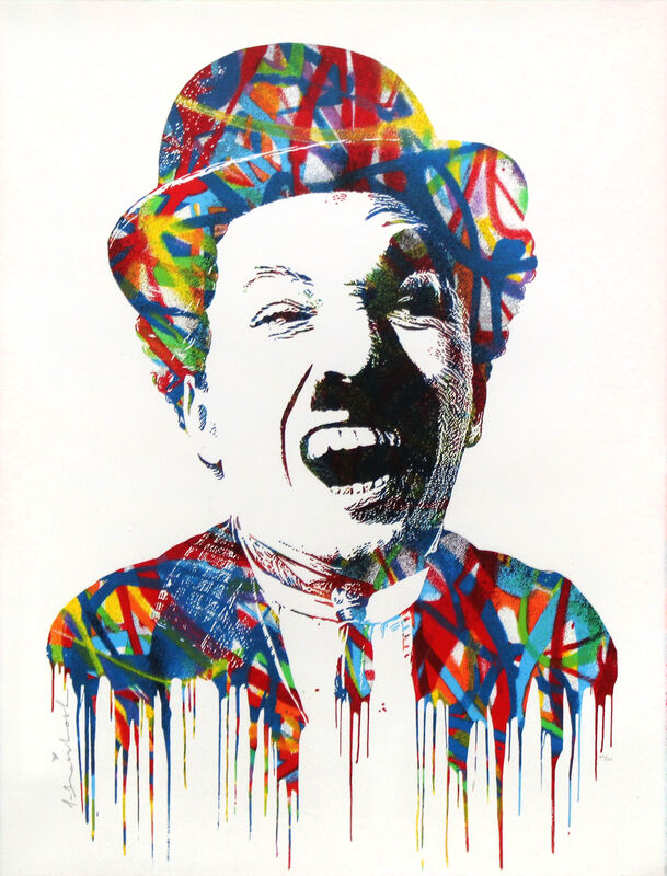 Mr. Brainwash, ‘Charlie’, 2015, Print, Silkscreen on paper, DANE FINE ART
