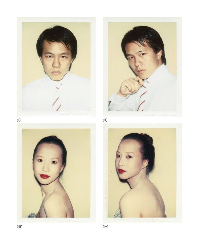 Andy Warhol, ‘Four works: (i) Alfred Siu; (ii) Alfred Siu; (iii) Julianna Siu; (iv) Julianna Siu’, circa 1982, Photography, Polacolor 2, Phillips