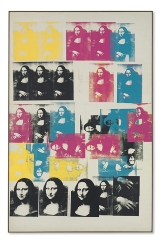 Andy Warhol, ‘Colored Mona Lisa’, Silkscreen inks and graphite on canvas, Christie's