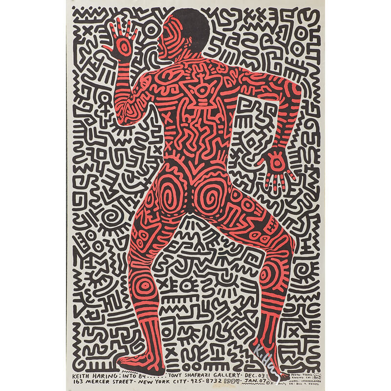 Keith Haring, ‘Two "Keith Haring: Into 84" exhibition posters for  Tony Shafrazi Gallery’, Other, Rago/Wright/LAMA