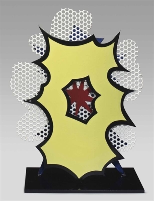 Roy Lichtenstein, ‘Desk Explosion’, Porcelain enamel on steel with lucite base, Christie's