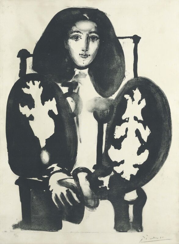 Pablo Picasso, ‘Femme au Fauteuil No. 1’, 1948, Print, Lithograph on Arches paper, Christie's