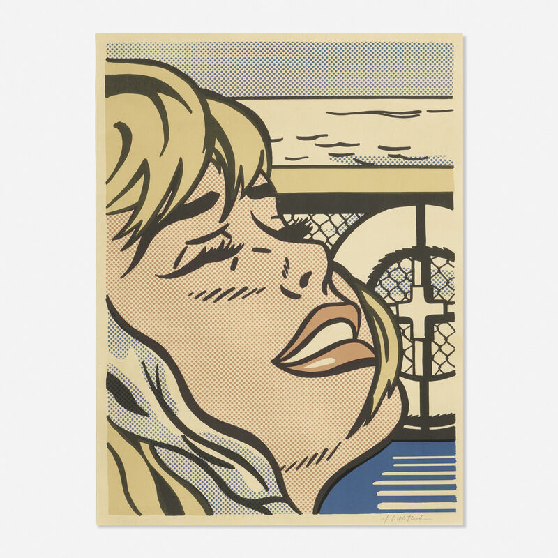 Roy Lichtenstein, ‘Shipboard Girl’, 1965, Print, Offset lithograph in colors on wove paper, Rago/Wright/LAMA