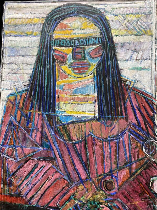 Moshe Tamir, ‘Leonard de Vinci’, 1991, Painting, Oil on canvas, We Art Partners