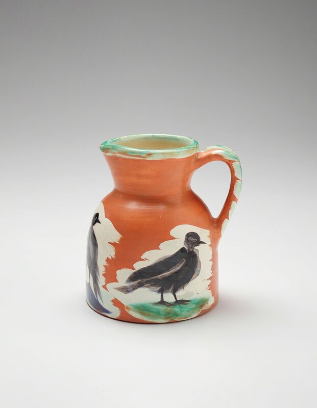Pablo Picasso, ‘Pichet aux oiseaux (Pitcher with Birds)’, 1962, Design/Decorative Art, White earthenware pitcher painted in colours with brushed glaze, Phillips