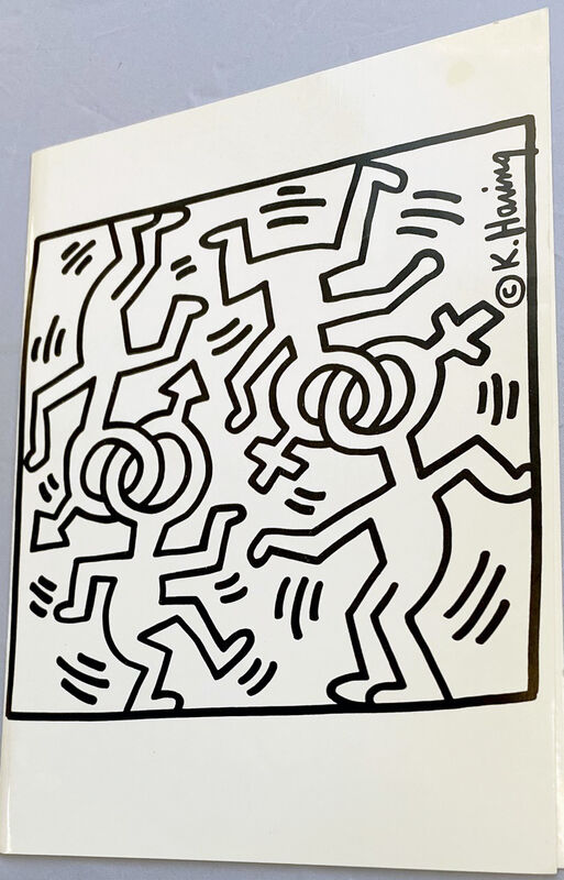 Keith Haring, ‘Keith Haring illustrated announcement for Gay/Lesbian Pride Day, New York, 1986’, 1986, Posters, Offset lithograph, Lot 180 Gallery