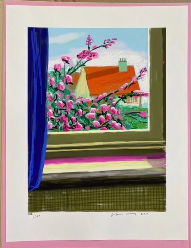 David Hockney, ‘My Window ‘No. 778’, 23rd December 2010’, 2010, Print, IPad drawing, Inkjet print, Shapero Modern