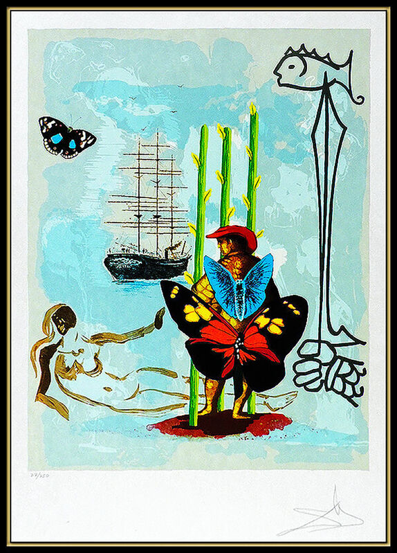Salvador Dalí, ‘Dream of Freedom’, 1978, Print, Color Lithograph, Original Art Broker