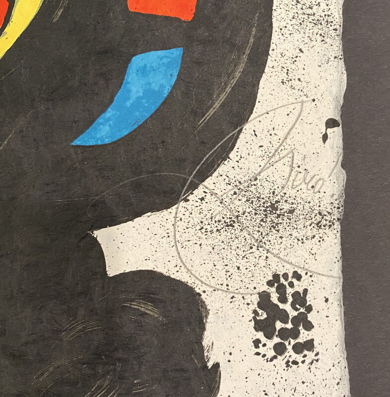 Joan Miró, ‘Hommage aux Prix Nobel’, 1976, Print, Lithograph in colors on Japon paper, Georgetown Frame Shoppe