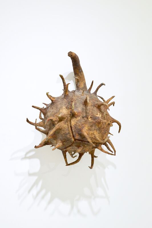 Ming Fay 費明杰, ‘Buckeye Seed’, 1985, Sculpture, Paper pulp, paint, steel wire, foam, gauze, Sapar Contemporary