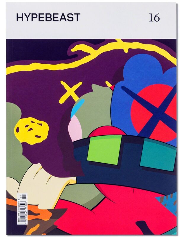 KAWS, ‘KAWS illustrated cover art (Kaws Hypebeast 2016)’, 2016, Books and Portfolios, Die-cut print superimposed over offset lithographic cover, Lot 180 Gallery
