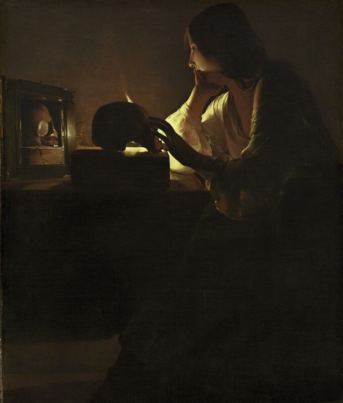 Georges de La Tour, ‘The Repentant Magdalen’, ca. 1635-40, Painting, Oil on canvas, National Gallery of Art, Washington, D.C.