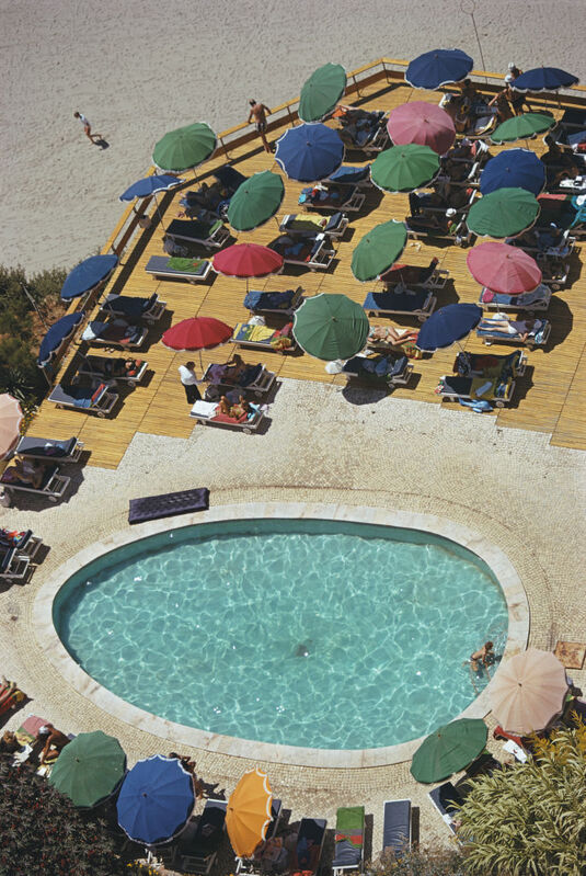Slim Aarons, ‘Pool At Carvoeiro’, 1970, Photography, C print, IFAC Arts