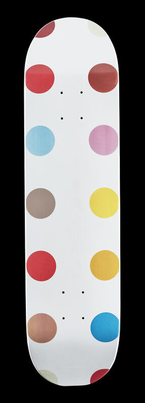 Damien Hirst, ‘Spot II’, 2009, Print, Screen print in colours on maple wood skate deck, Tate Ward Auctions