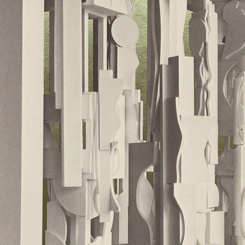 Louise Nevelson, ‘Bicentennial Dawn’, 1976, Drawing, Collage or other Work on Paper, Screen print with gold foil on paper, Caviar20
