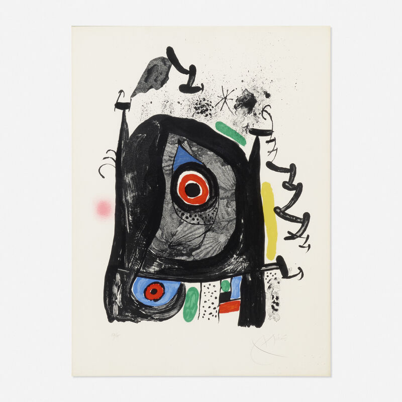 Joan Miró, ‘Le Pelerin de Compostelle’, 1969, Print, Lithograph in colors on BFK Rives, Rago/Wright/LAMA