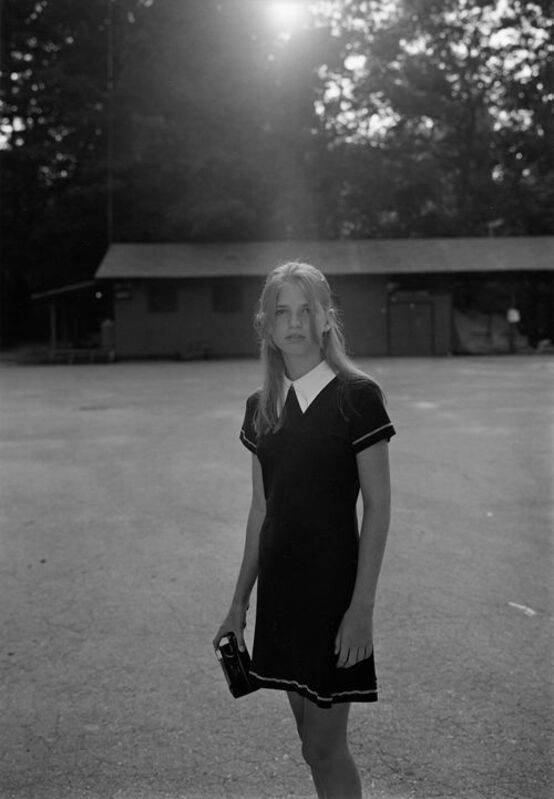 Mark Steinmetz, ‘Summer Camp, Hendersonville, NC (girl with camera)’, 1995, Photography, Silver gelatin print, Yancey Richardson Gallery